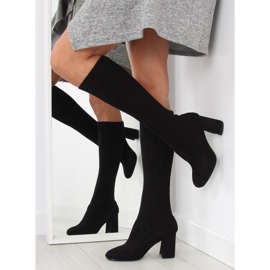 Black sock boots with black shank 1