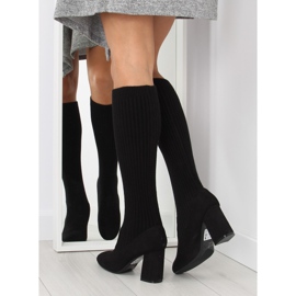 Black sock boots with black shank 2