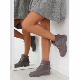 Gray timber boots for women AT-0623-L Gray grey 1
