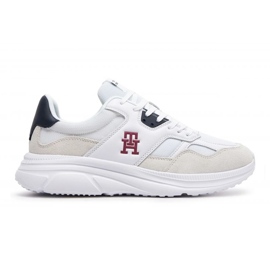 Tommy Hilfiger Modern Runner Mix shoes FM0FM04937YBS white 1