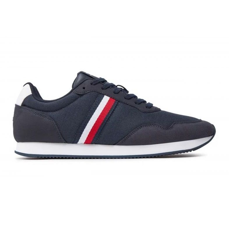 Tommy Hilfiger Lo Runner Mix M shoes FM0FM04958DW5 black 1 Tommy Hilfiger Lo Runner Mix M shoes FM0FM04958DW5 black 1