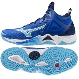 Mizuno Wave Momentum 3 Mid V1GA231701 shoes blue 2 Mizuno Wave Momentum 3 Mid V1GA231701 shoes blue 2