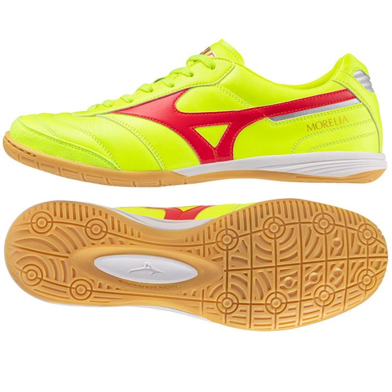 Mizuno Morelia Sala Elite In M Q1GA240145 shoes yellow 1