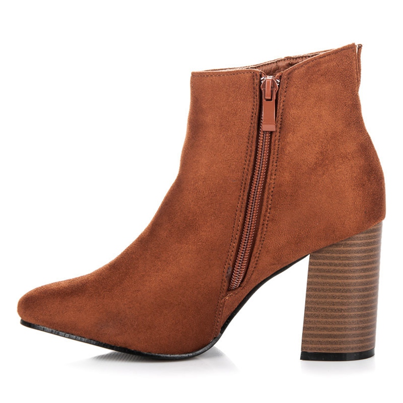 Vices Brown ankle boots on the post 1