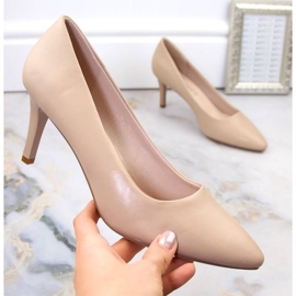 Sergio Leone W SK414E coffee high heels 2