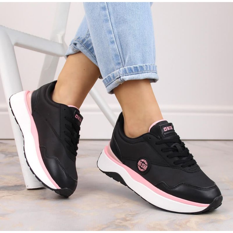 Big Star W shoes JJ274A014 INT1938A black 1