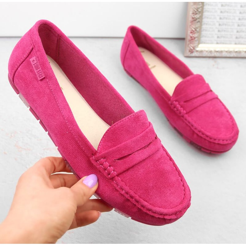 Big Star moccasins NN274934 W INT1997C pink 2