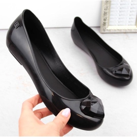 Comfortable scented ballet flats Zaxy W INT2007B, black 2