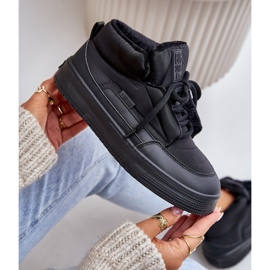 Big Star Women's Insulated Sneakers OO274A530 Black 3