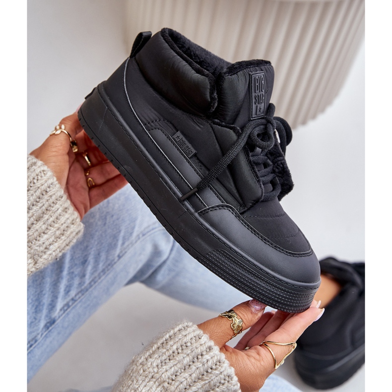 Big Star Women's Insulated Sneakers OO274A530 Black 3