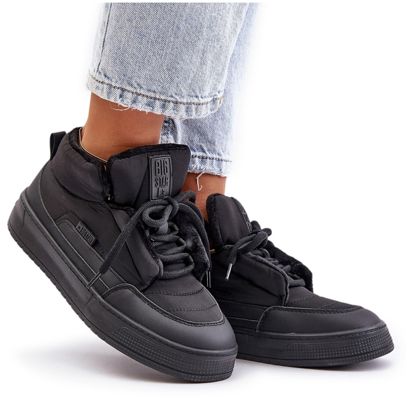 Big Star Women's Insulated Sneakers OO274A530 Black 4