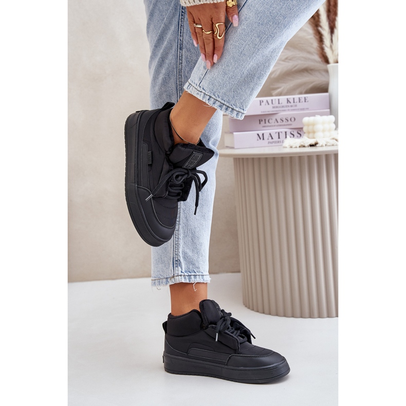 Big Star Women's Insulated Sneakers OO274A530 Black 2