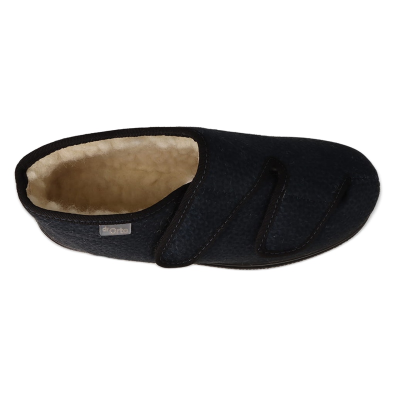 Dr.ORTO Befado women's shoes insulated with pu wool 986D013 black blue 3 Dr.ORTO Befado women's shoes insulated with pu wool 986D013 black blue 3