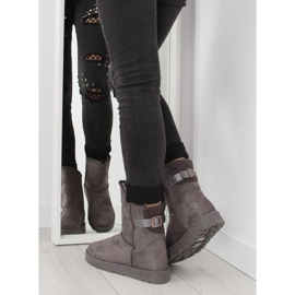 Women's snow boots emusy gray SJ1676 gray grey 6