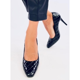 Quilted Modi Black women's high heels 2
