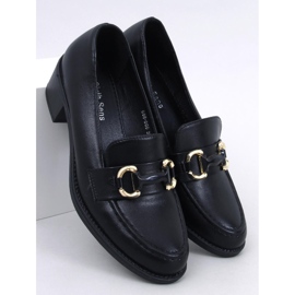 Rabier Black Wide Heel Pumps 1