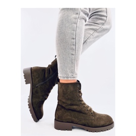 Green lace-up workers 1