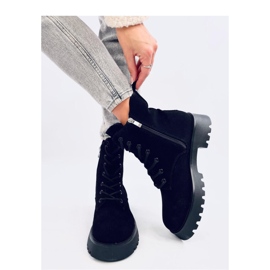 Franti Black lace-up Chelsea boots - Inello 2