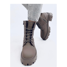 Tamar Green lace-up ankle boots - Inello 2