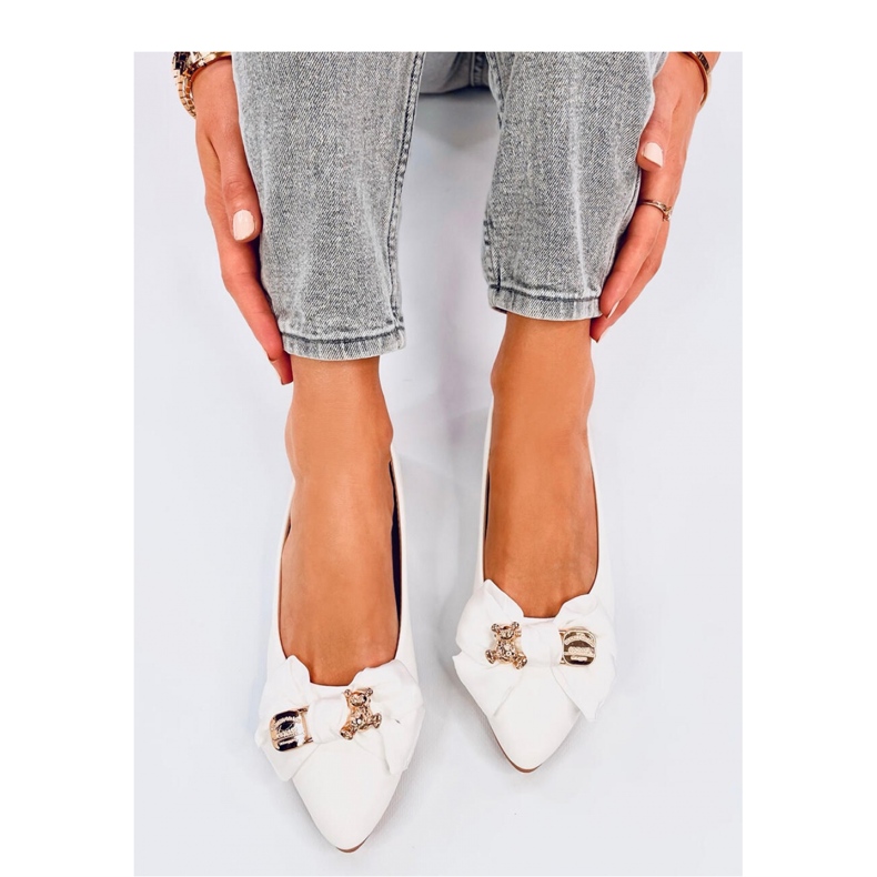 White teddy bear ballerinas 1