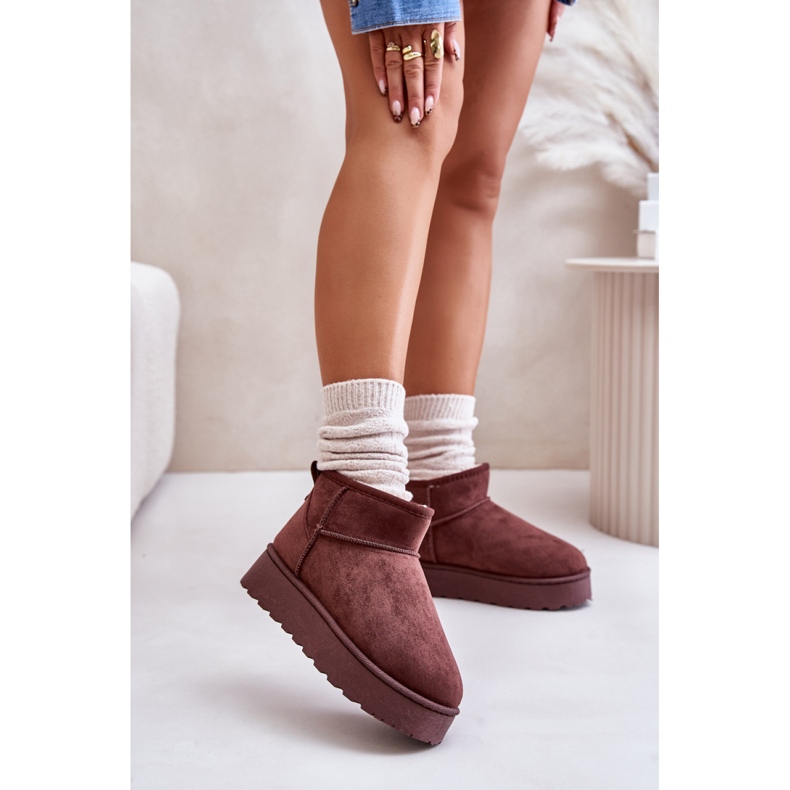 Snow boots Model 20216-4H Dark Brown 1