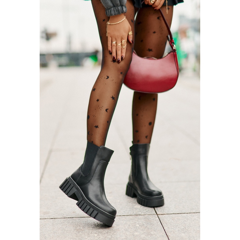 S. BARSKI S.Barski HY42-975 Black Chelsea boots 1