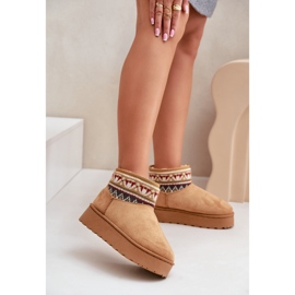 Model 20226-4B Camel snow boots brown 1