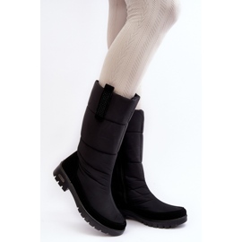 Progress PROGJ-22-136 Black snow boots 1