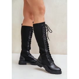 Model 9060 Black boots 1