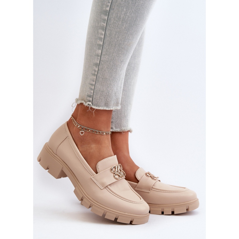 Jezzi Moccasins Model RMR23119-2 Beige 1