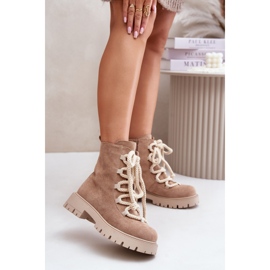 Boots Model NS539P Beige 1