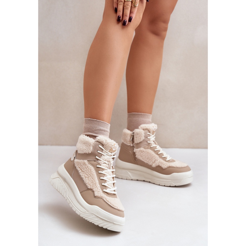 Lee Cooper LCJ-24-47-3146 Beige Sports Shoes 1 Lee Cooper LCJ-24-47-3146 Beige Sports Shoes 1