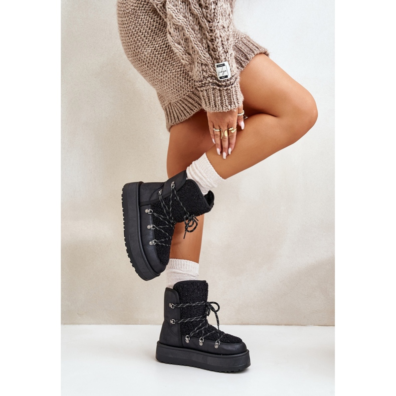 Snow boots Model 24889 Black 1