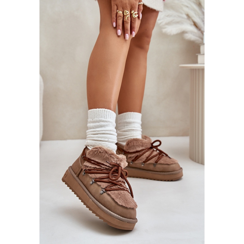 D.Franklin DFSH370011 Brown snow boots 1