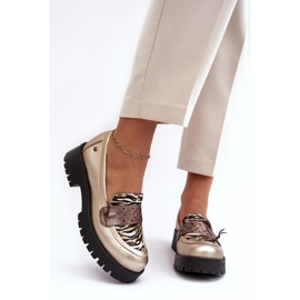 Maciejka 06195-25 Gold shoes yellow 1