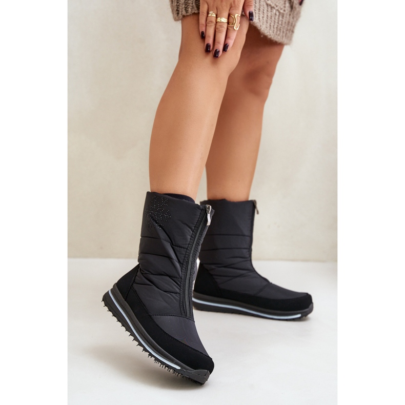 Progress PROGJ-22-130 Black snow boots 1