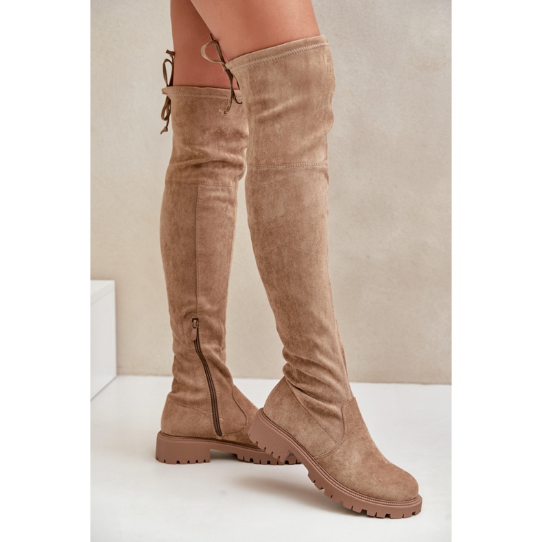 Model LQ-39 Beige boots 1