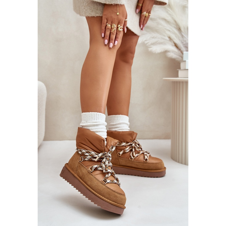 Snow boots Model DFSH375003 Brown 1