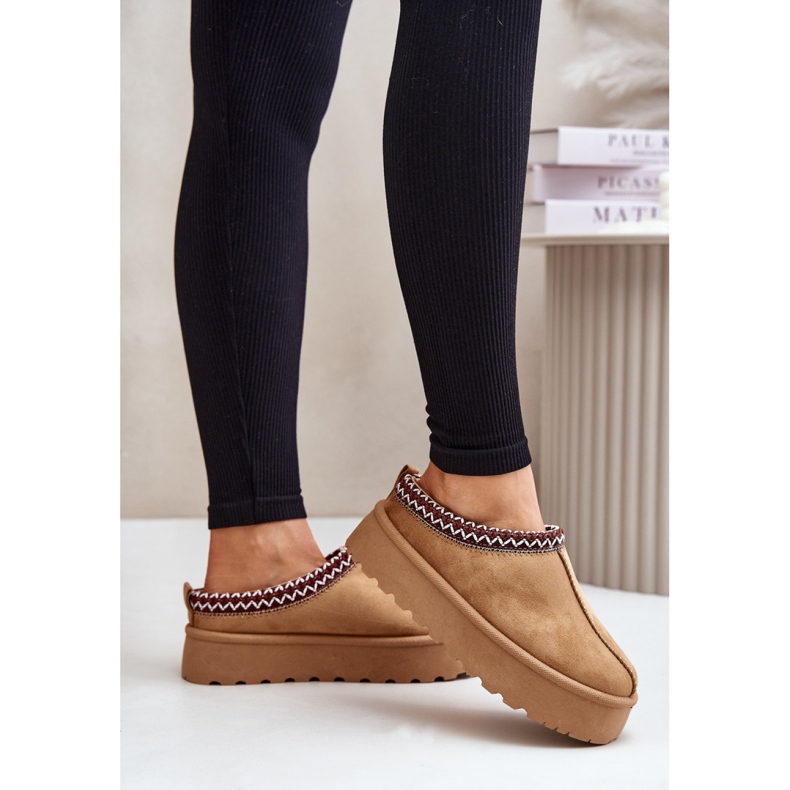 Snow boots Model VL242P Camel brown 1