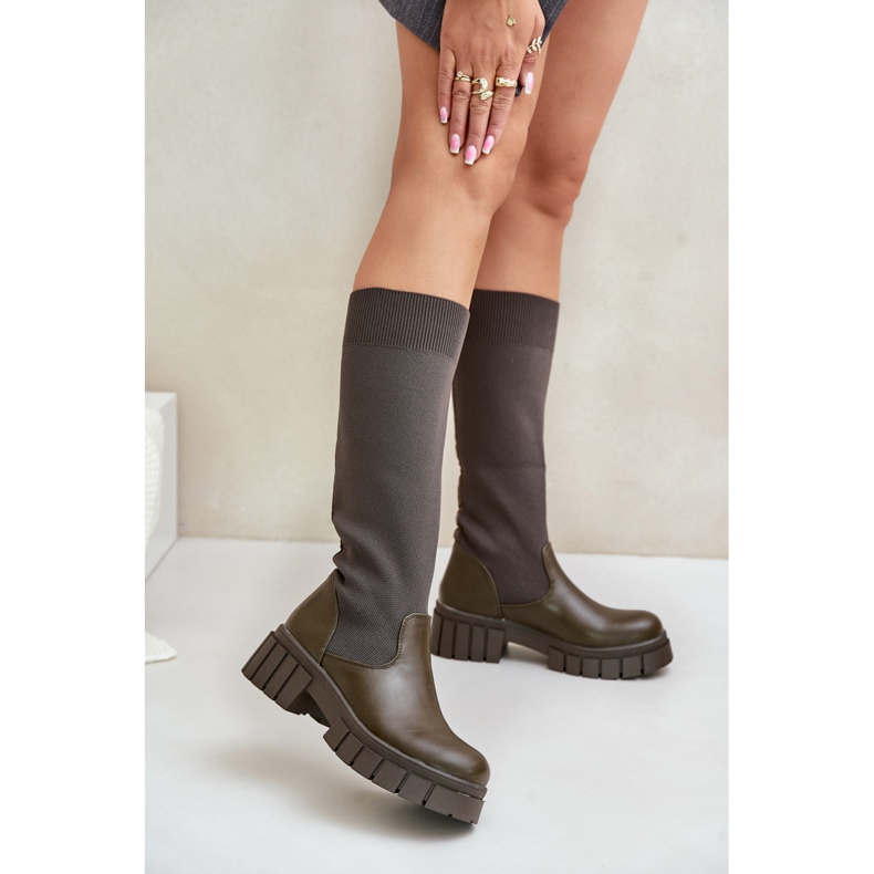 Boots Model RQ438 Dark Green 1