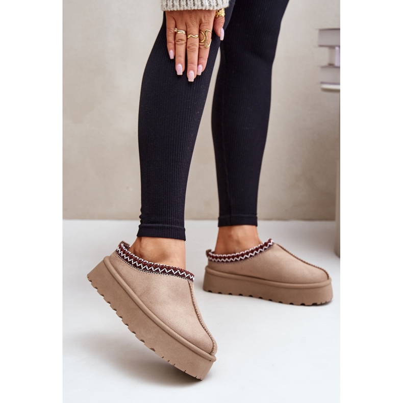 Snow boots Model VL242P Light Beige 1