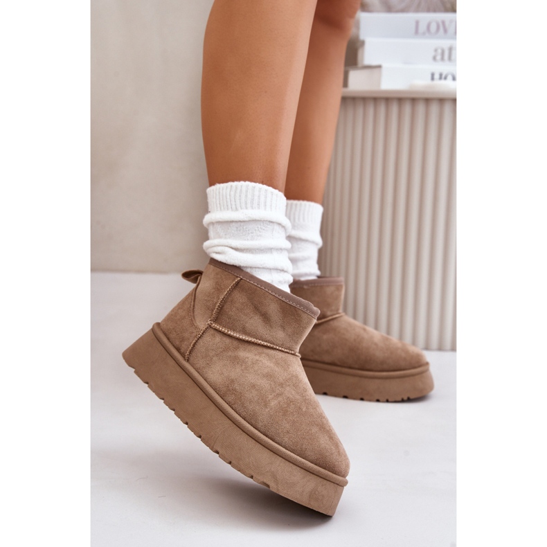 Snow boots Model 24BT26-7368 Beige 1