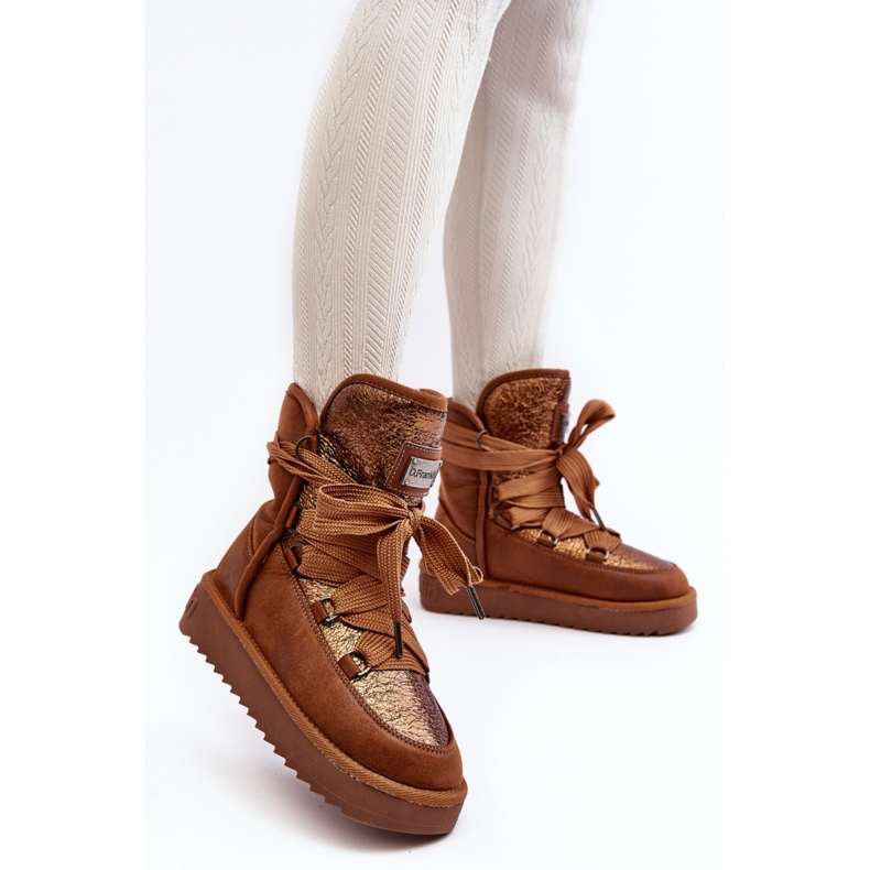 Snow boots Model DFSH370006 Brown 1