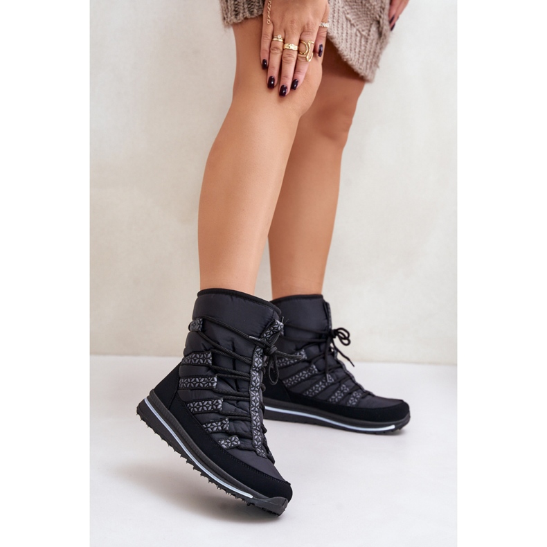 Progress PROGJ-20-02 Black snow boots 1