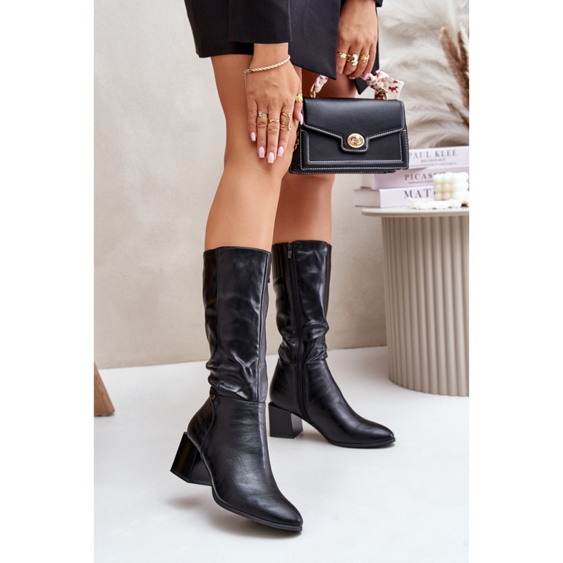 Jezzi Boots Model ASA217-2 Black 1