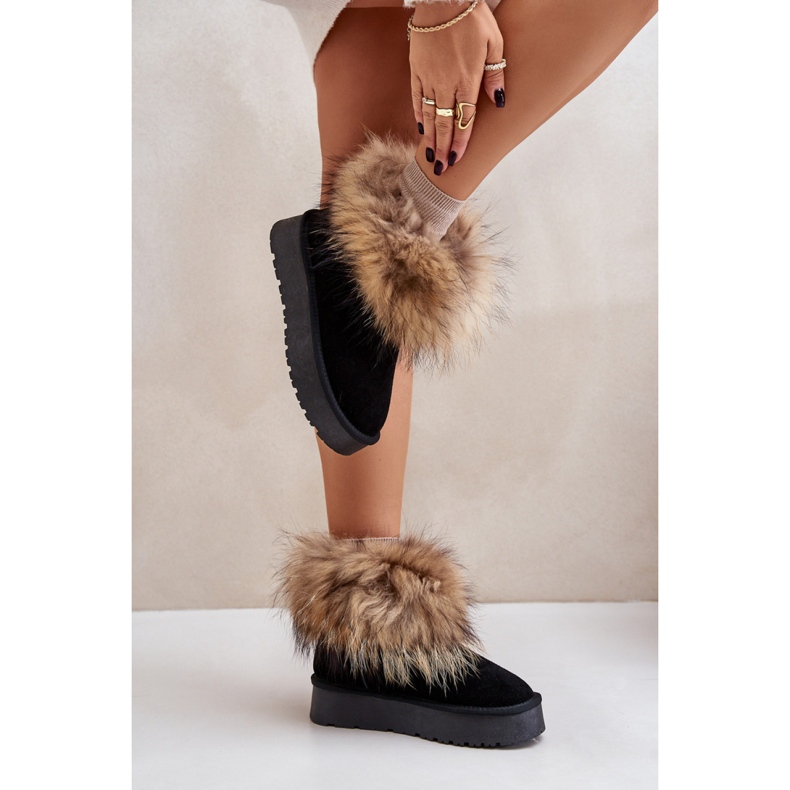 Snow boots Model W5893 Black 1