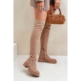 Model LQ-99 Beige boots 1