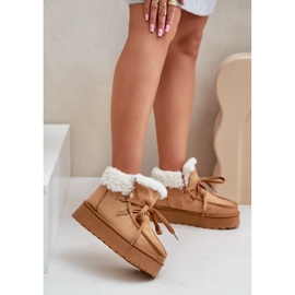 Model 20209-4B Camel snow boots brown 1