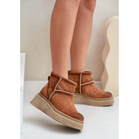 Maciejka 06769-29 Brown snow boots 1