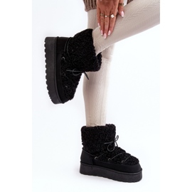 Snow boots Model 20223-4A Black 1